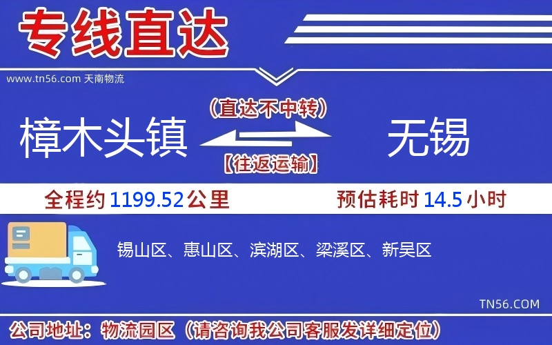 樟木頭鎮(zhèn)到無錫物流公司 樟木頭鎮(zhèn)到無錫物流公司